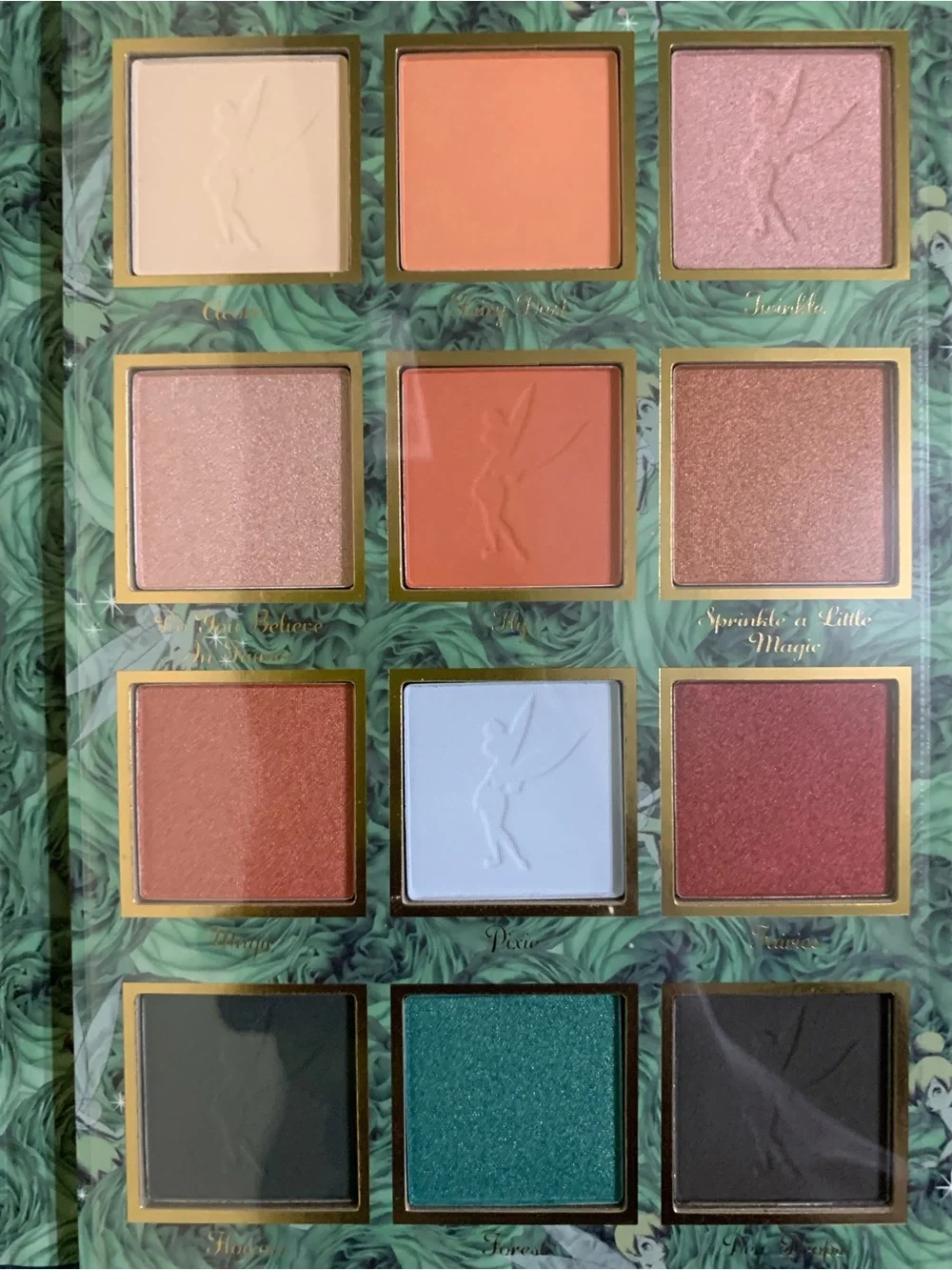 New Taste Beauty x Disney Tinker Bell 12 Color Eyeshadow Palette